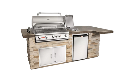 Bull Island BBQ Outdoor Kitchen & Grill Quartzsite Base - 31014-LP