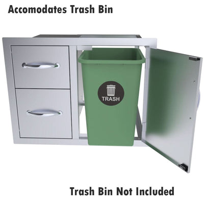 Sunstone Classic Series 30 Double Drawer Door Combo - C-DDC30