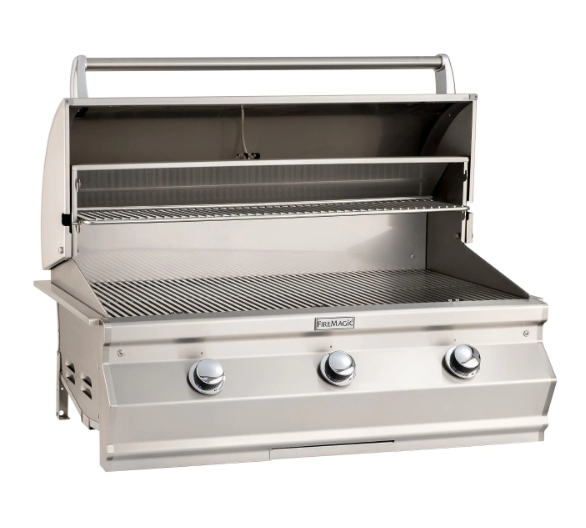 Fire Magic Choice C650I - 36-Inch 3-Burner Built-In Grill With Analog Thermometer - Natural Gas - C650I-RT1N