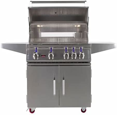 Bonfire Whistler - 34-Inch 4-Burner Freestanding Grill - Natural Gas - CBF4DD-NG