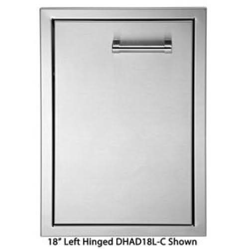 Delta Heat 24-Inch Left Hinged Stainless Steel Single Access Door Vertical - DHAD24L-C
