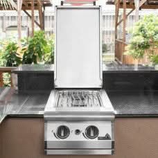 PGS Dual Side Burner Kit for Legacy Masonry, Natural Gas - DSBKLMSNG