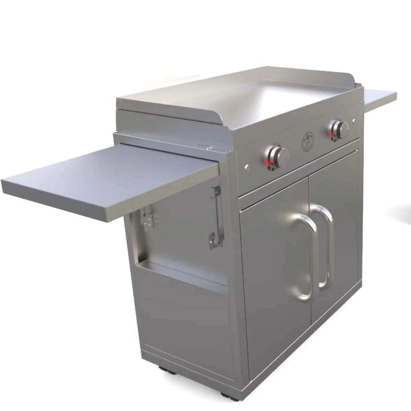 Le Griddle Original - 30-Inch 2-Burner Freestanding Griddle - Electric - GEE75 + GFCART75