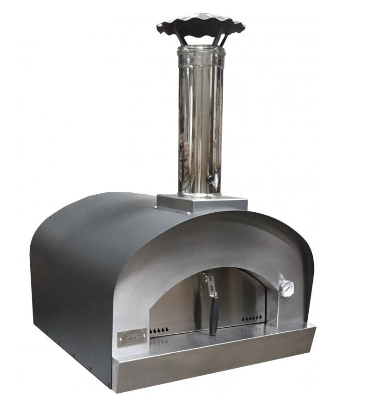 Sole Gourmet Italia - 32-Inch Countertop Outdoor Pizza Oven - Wood Fired - ITALIA2432-RF