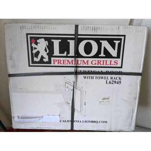 Lion Premium Grills 17-Inch Access Door With Towel Rack, Vertical (Open Box) - L62945-OB