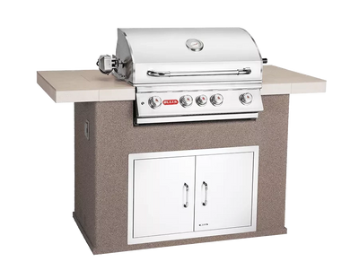 Bull Island Master Q Outdoor Kitchen & Stainless Steel Grill Quartzsite Base - 31004-LP
