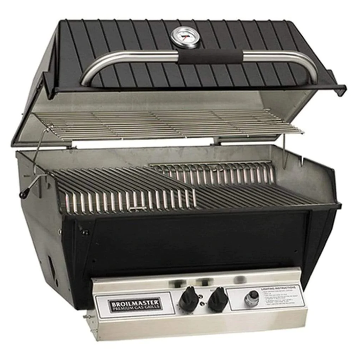 Broilmaster Super Premium Series - 27-Inch 2-Burner Built-In Grill - Natural Gas - P3SXN