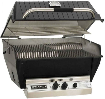 Broilmaster Premium Series - 24-Inch 2-Burner Built-In Grill - Natural Gas - P4XN