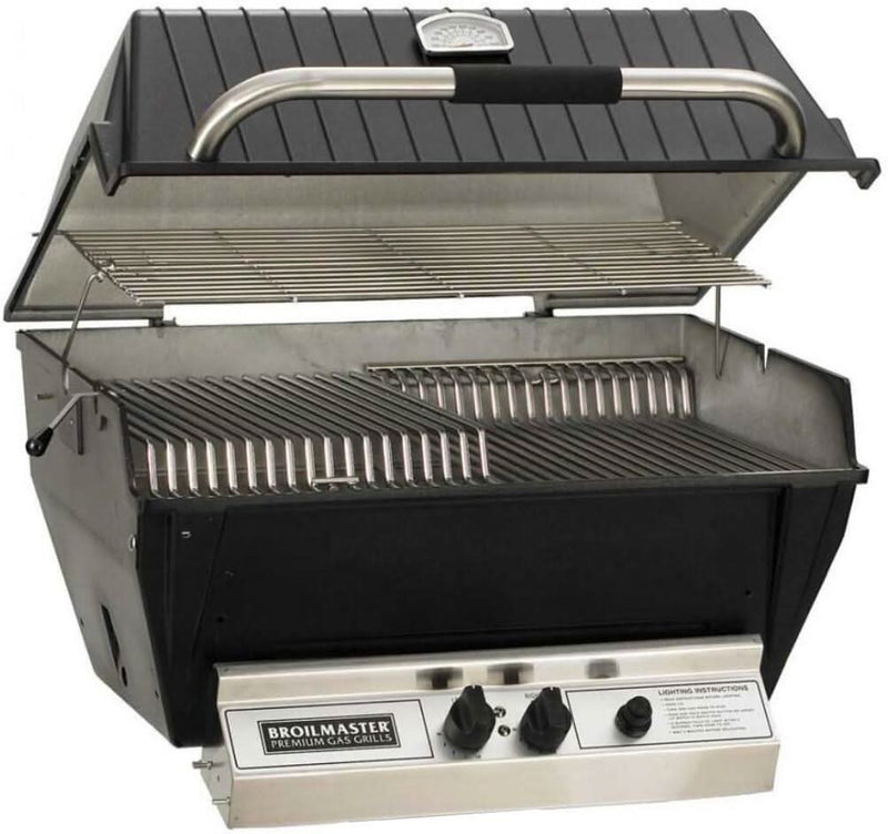 Broilmaster Premium Series - 24-Inch 2-Burner Built-In Grill - Natural Gas - P4XN