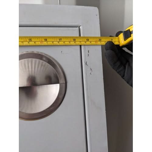 Pacific Coast Manufacturing 200 Series Vertical Left Hinge with Lock (Open Box) - PCM-200-17X24VL-LOCK-OB
