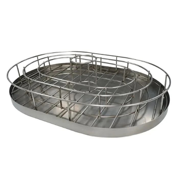 Primo Rib & Chicken Holder With Drip Tray - PGXLGRC