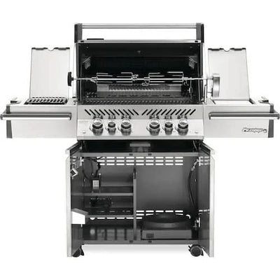 Napoleon Prestige PRO 500 - 66-Inch 4-Burner Freestanding Grill - Open Box - Liquid Propane Gas - PRO500RSIBPSS-3-OB