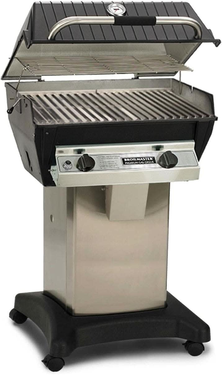 Broilmaster 24-Inch 2-Burner Infrared Freestanding Grill - Liquid Propane Gas - R3