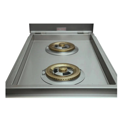 RCS Cutlass Double Side Burner, Slide in Liquid Propane Gas - RDB1LP