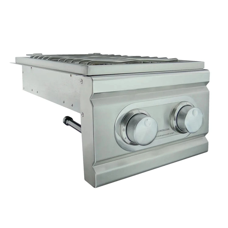 RCS Cutlass Double Side Burner, Slide in Liquid Propane Gas - RDB1LP