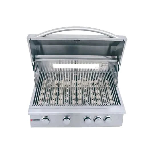 RCS Premier - 32-Inch 4-Burner Freestanding Grill with Rear Burner - Liquid Propane Gas - RJC32ALPCK