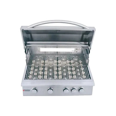 RCS Premier - 32-Inch 4-Burner Freestanding Grill with Rear Burner - Natural Gas - RJC32ACK