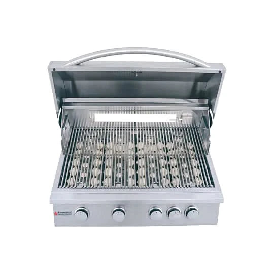 RCS Premier - 32-Inch 4-Burner Freestanding Grill with Rear Burner - Natural Gas - RJC32ACK
