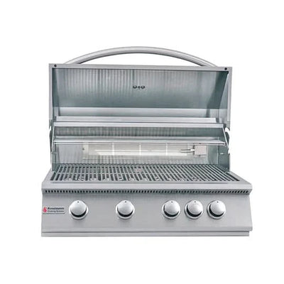 RCS Premier - 32-Inch 4-Burner Freestanding Grill with Rear Burner - Natural Gas - RJC32ACK