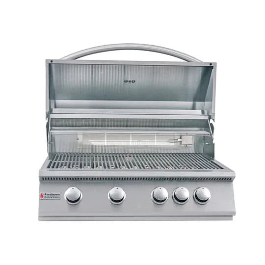 RCS Premier - 32-Inch 4-Burner Built-In Grill with Rear Infrared Burner - Natural Gas - RJC32A