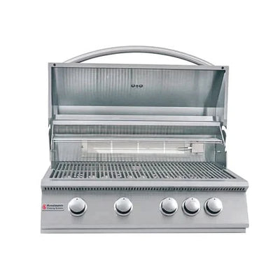 RCS Premier - 32-Inch 4-Burner Freestanding Grill with Rear Burner - Liquid Propane Gas - RJC32ALPCK