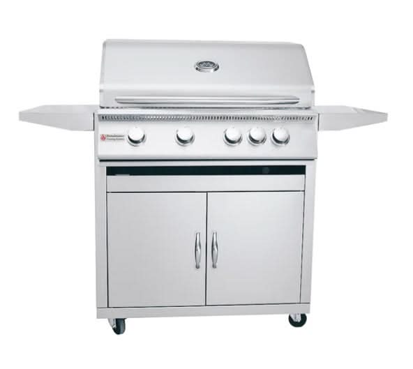 RCS Premier - 32-Inch 4-Burner Freestanding Grill with Rear Burner - Natural Gas - RJC32ACK