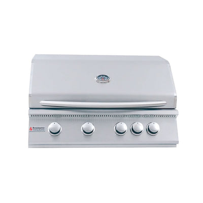 RCS Premier - 32-Inch 4-Burner Built-In Grill with Rear Burner - Liquid Propane Gas - RJC32ALP