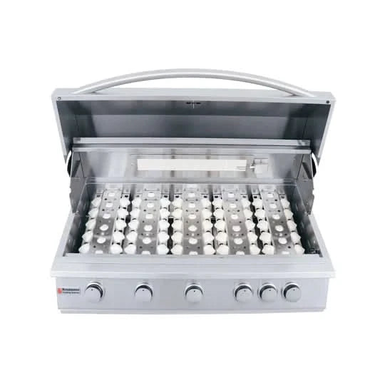RCS Premier - 40-Inch 5-Burner Freestanding Grill with Rear Burner - Natural Gas - RJC40ACK