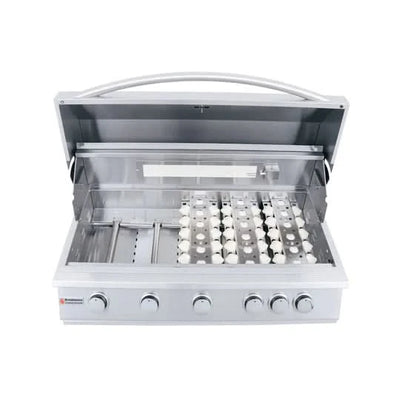RCS Premier - 40-Inch 5-Burner Built-In Grill with Rear Infrared Burner - Natural Gas - RJC40A