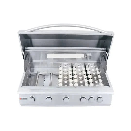RCS Premier - 40-Inch 5-Burner Freestanding Grill with Rear Burner - Liquid Propane Gas - RJC40ALPCK