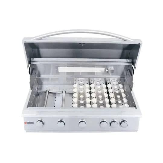 RCS Premier - 40-Inch 5-Burner Freestanding Grill with Rear Burner - Natural Gas - RJC40ACK