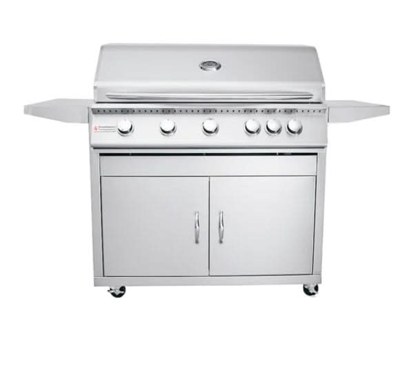 RCS Premier - 40-Inch 5-Burner Freestanding Grill with Rear Burner - Natural Gas - RJC40ACK