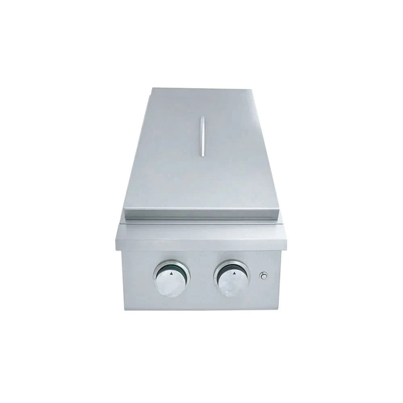 RCS Premier Double Side Burner, Slide in Natural Gas - RJCSSBL