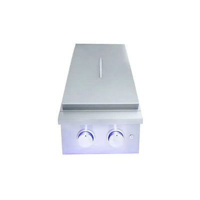 RCS Premier Double Side Burner, Slide in Natural Gas - RJCSSBL