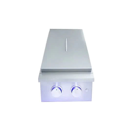 RCS Premier Double Side Burner, Slide in Natural Gas - RJCSSBL