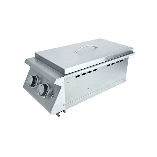 RCS Premier Double Side Burner, Slide in Natural Gas - RJCSSBL