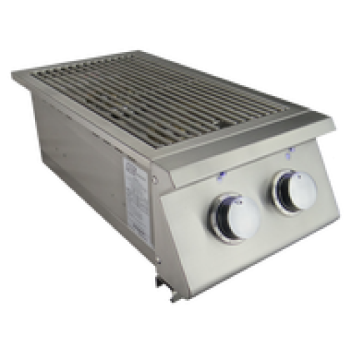 RCS Premier Double Side Burner, Liquid Propane Gas - RJCSSBLLP