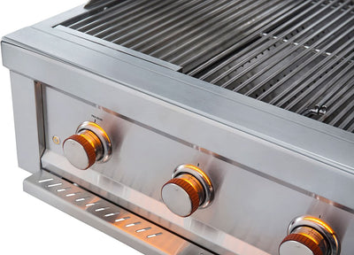 Sunstone Ruby - 30-Inch 3-Burner Built-In Grill - Natural Gas - RUBY3B-NG