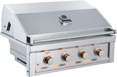 Sunstone Ruby - 36-Inch 4-Burner Built-In Grill with Pro Sear - Liquid Propane Gas - RUBY4B-LP