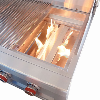 Sunstone Ruby - 36-Inch 4-Burner Built-In Grill with Pro Sear - Liquid Propane Gas - RUBY4B-LP