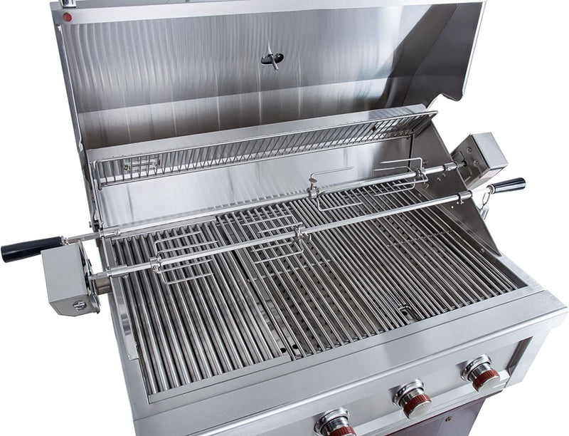 Sunstone Ruby - 36-Inch 4-Burner Built-In Grill with Pro Sear - Liquid Propane Gas - RUBY4B-LP