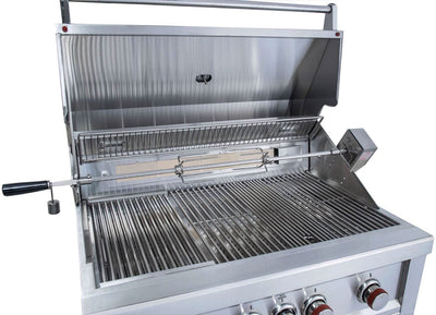 Sunstone Ruby - 36-Inch 4-Burner Built-In Grill with Pro Sear - Natural Gas - RUBY4BIR-NG