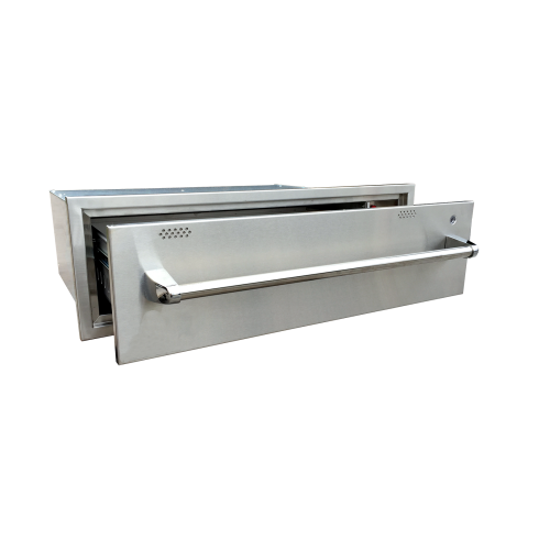RCS R-Series 36-Inch Built-In 120V Electric Outdoor Warming Drawer - RWD1