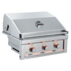 Sunstone Ruby - 30-Inch 3-Burner Built-In Grill with Pro Sear - Liquid Propane Gas - RUBY3B-LP