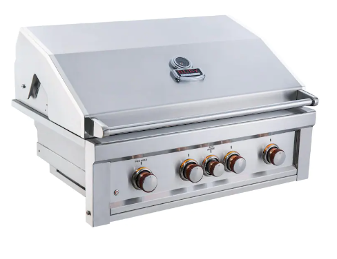 Sunstone Ruby - 36-Inch 4-Burner Built-In Grill - Liquid Propane Gas - RUBY4BIR-LP