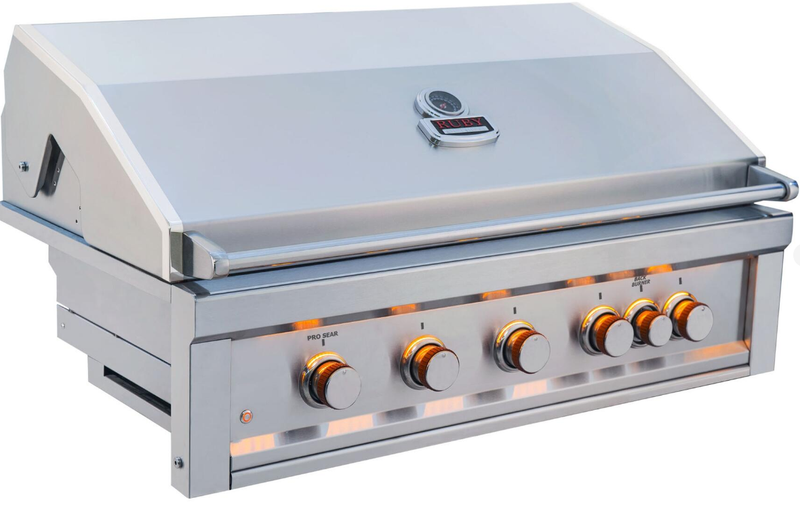 Sunstone Ruby - 42-Inch 5-Burner Built-In Grill - Natural Gas - RUBY5BIR-NG