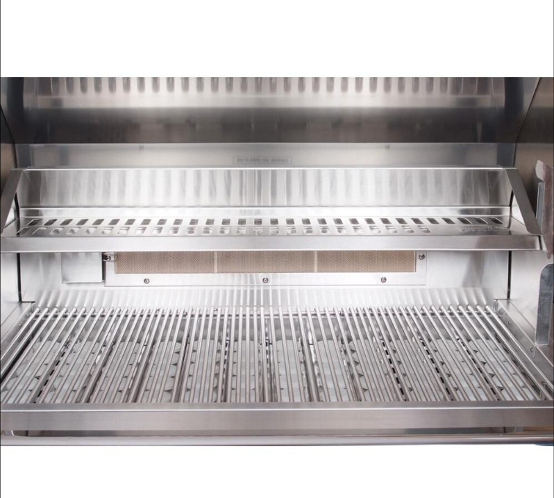 PGS Legacy Big Sur - 51-Inch 4-Burner Freestanding Grill with Rotisserie - Natural Gas - S48RNG + S48CART