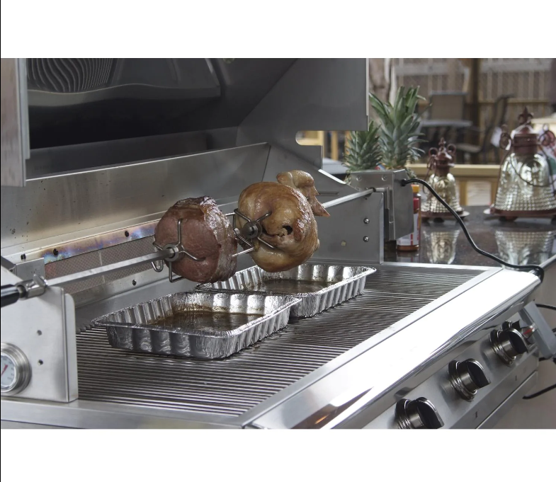 PGS Legacy Big Sur - 51-Inch 4-Burner Freestanding Grill with Rotisserie - Natural Gas - S48RNG + S48CART