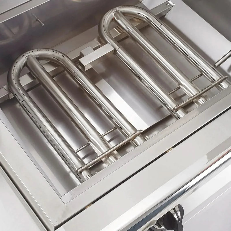 PGS T Series Big Sur Commercial - 51-Inch 4-Burner Built-In Grill with One Hour Gas Timer - Natural Gas - S48TNG
