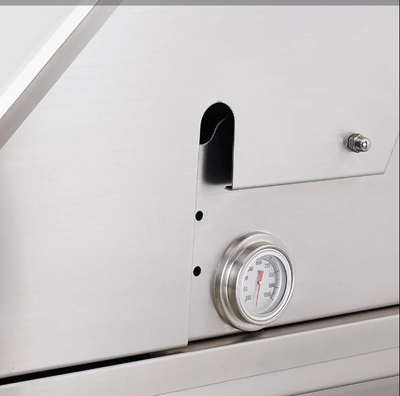 PGS T-Series Commercial - 51-Inch 4-Burner Freestanding Grill with Timer - Natural Gas - S48TNG + S48CART